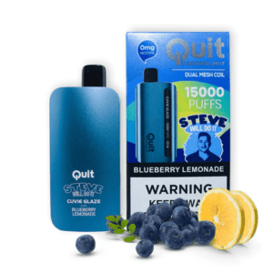Quit: Steve Will Do It 15000 Puffs – Blueberry Lemonade
