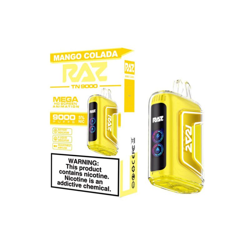 Raz TN 9000 Puffs - Mango Colada
