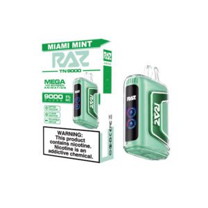 Raz TN 9000 Puffs – Miami Mint
