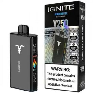 Ignite V250 Black – Blueberry Ice 25.000 Puffs
