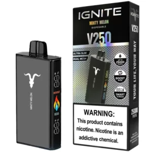 Ignite V250 Black – Minty Melon 25.000 Puffs